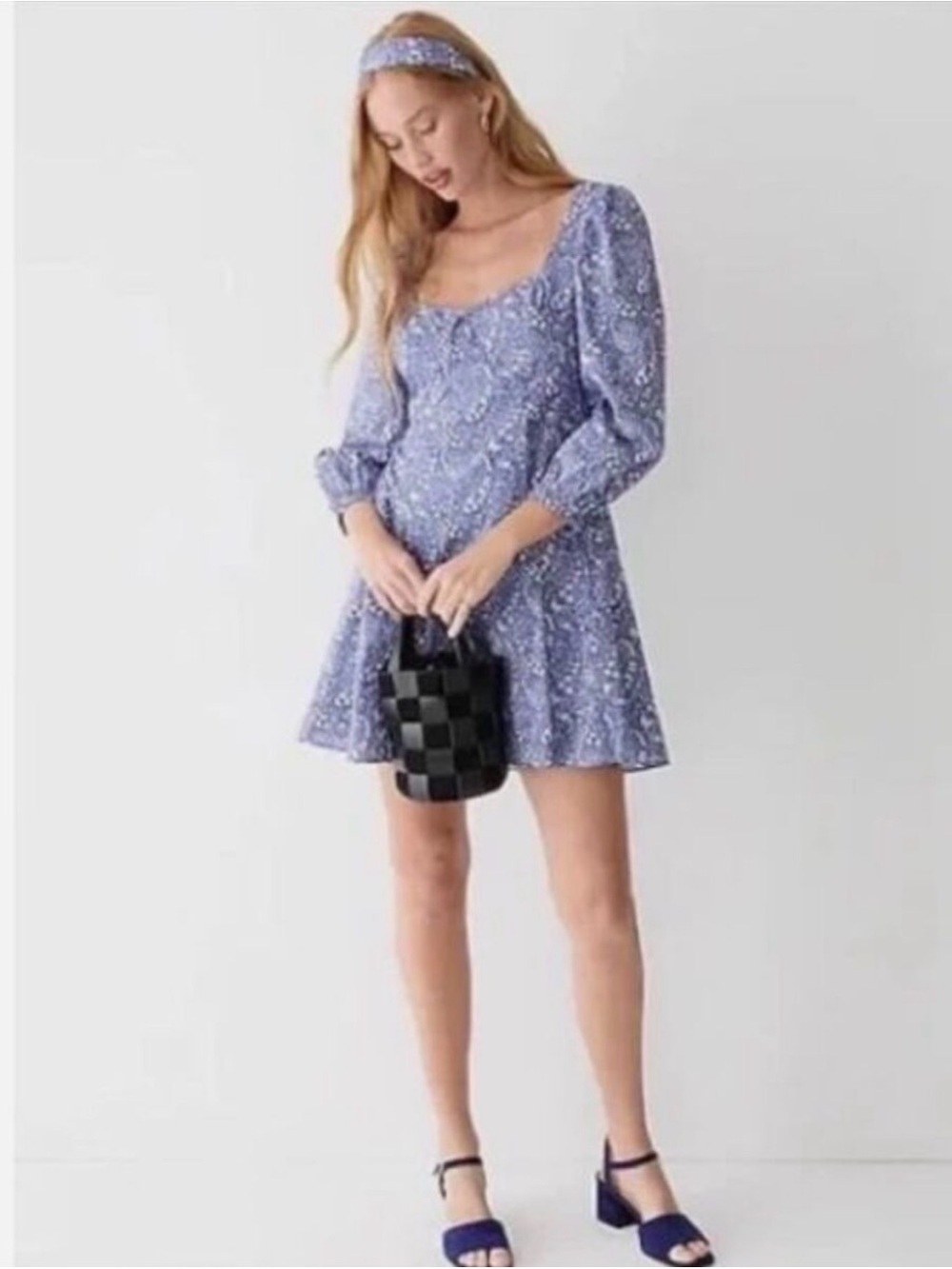 NWT J. Crew Liberty Fabric Bourton Bloom Floral Sweetheart Mini Dress $198 Sz 8